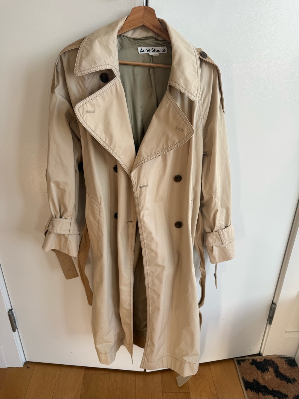 Acne Studios Double-Breasted Trench